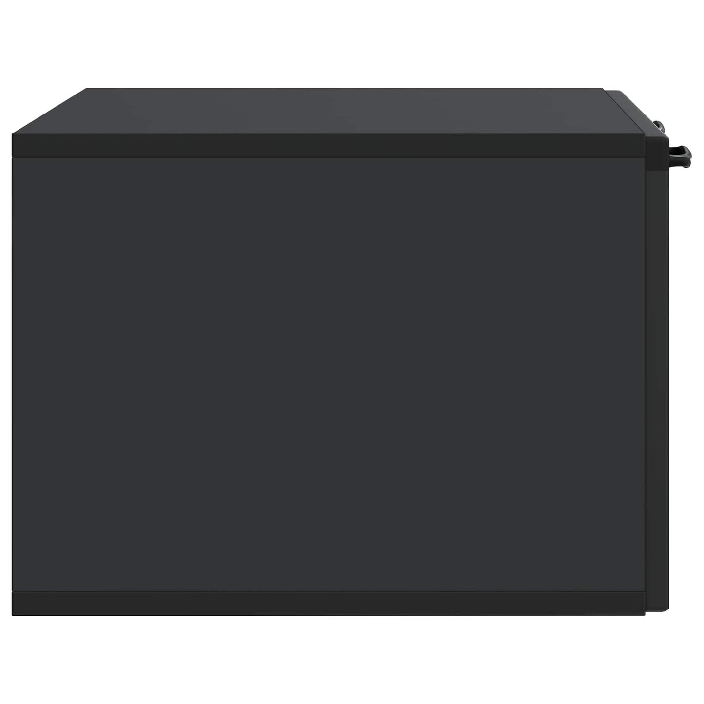 Wandbeugel TV-kast Zwart 59,5 x 41 x 30 cm Bewerkt hout