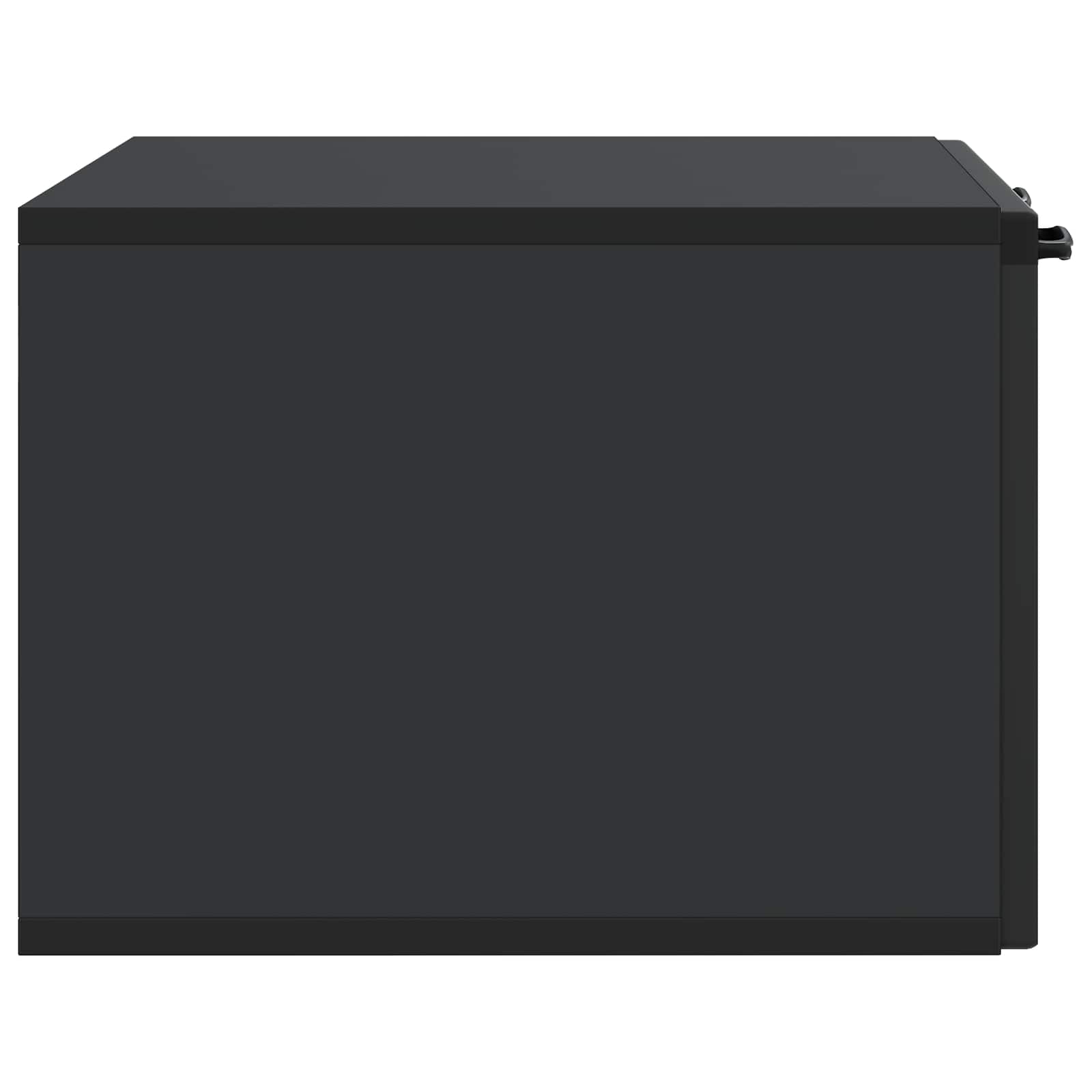 Wandbeugel TV-kast Zwart 59,5 x 41 x 30 cm Bewerkt hout