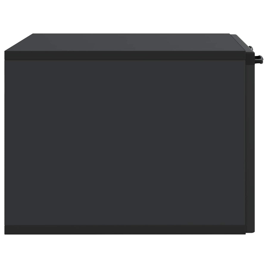 Wandbeugel TV-kast Zwart 59,5 x 41 x 30 cm Bewerkt hout