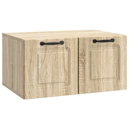 Wandbeugel TV-kast Sonoma Eiken 59,5 x 41 x 30 cm Bewerkt hout