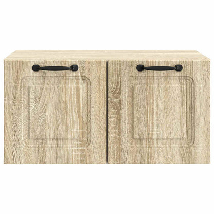 Wandbeugel TV-kast Sonoma Eiken 59,5 x 41 x 30 cm Bewerkt hout