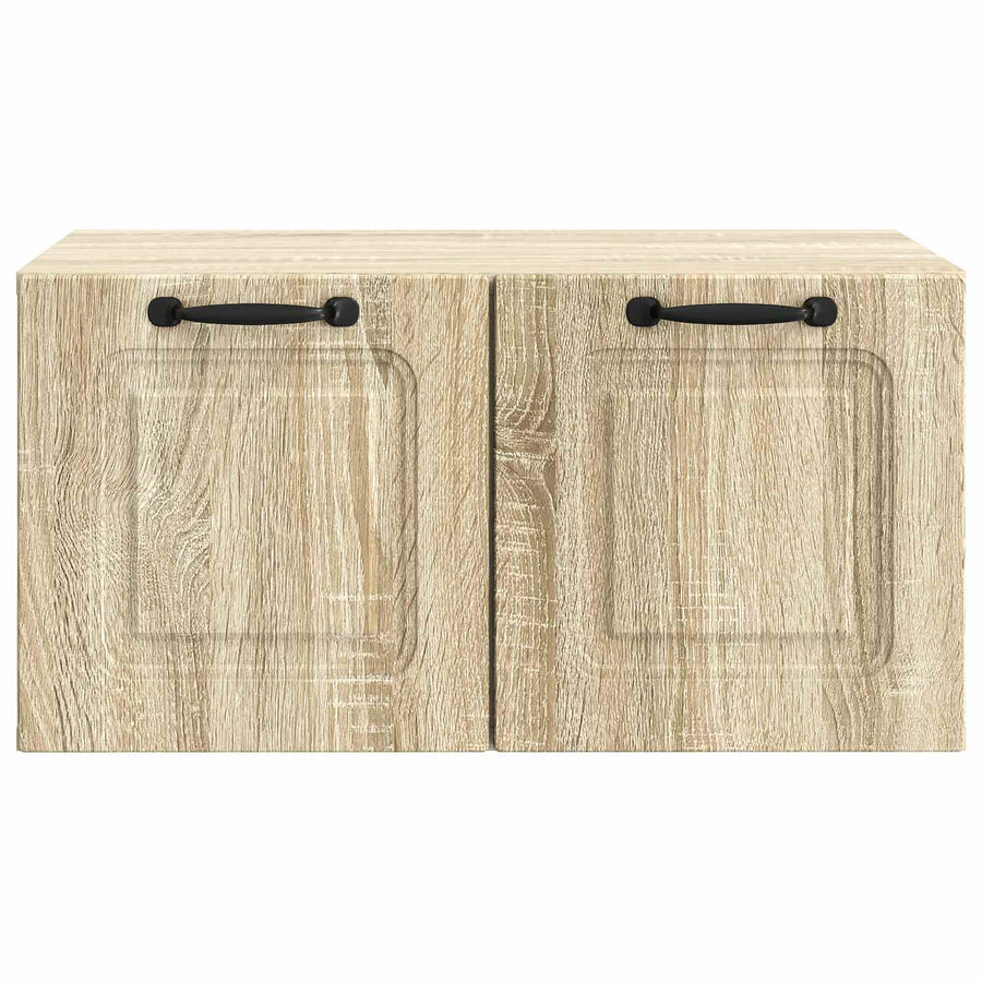 Wandbeugel TV-kast Sonoma Eiken 59,5 x 41 x 30 cm Bewerkt hout