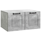 Tv-meubel 59,5x41x30 cm betongrijs bewerkt hout