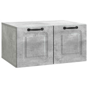 Tv-meubel 59,5x41x30 cm betongrijs bewerkt hout