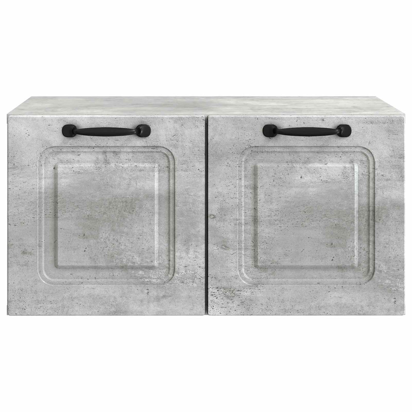 Wandbeugel TV-kast Betongrijs 59,5 x 41 x 30 cm Bewerkt hout