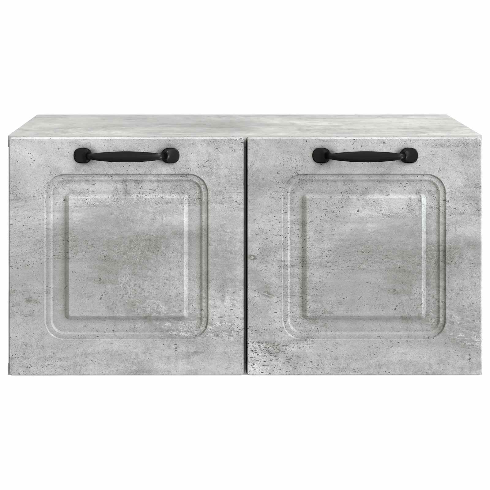 Wandbeugel TV-kast Betongrijs 59,5 x 41 x 30 cm Bewerkt hout