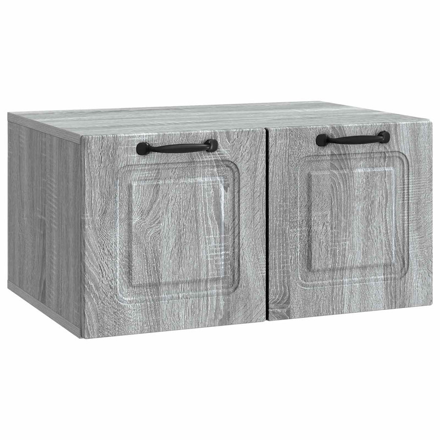 Wandbeugel TV-kast Grijs sonoma 59,5 x 41 x 30 cm Bewerkt hout