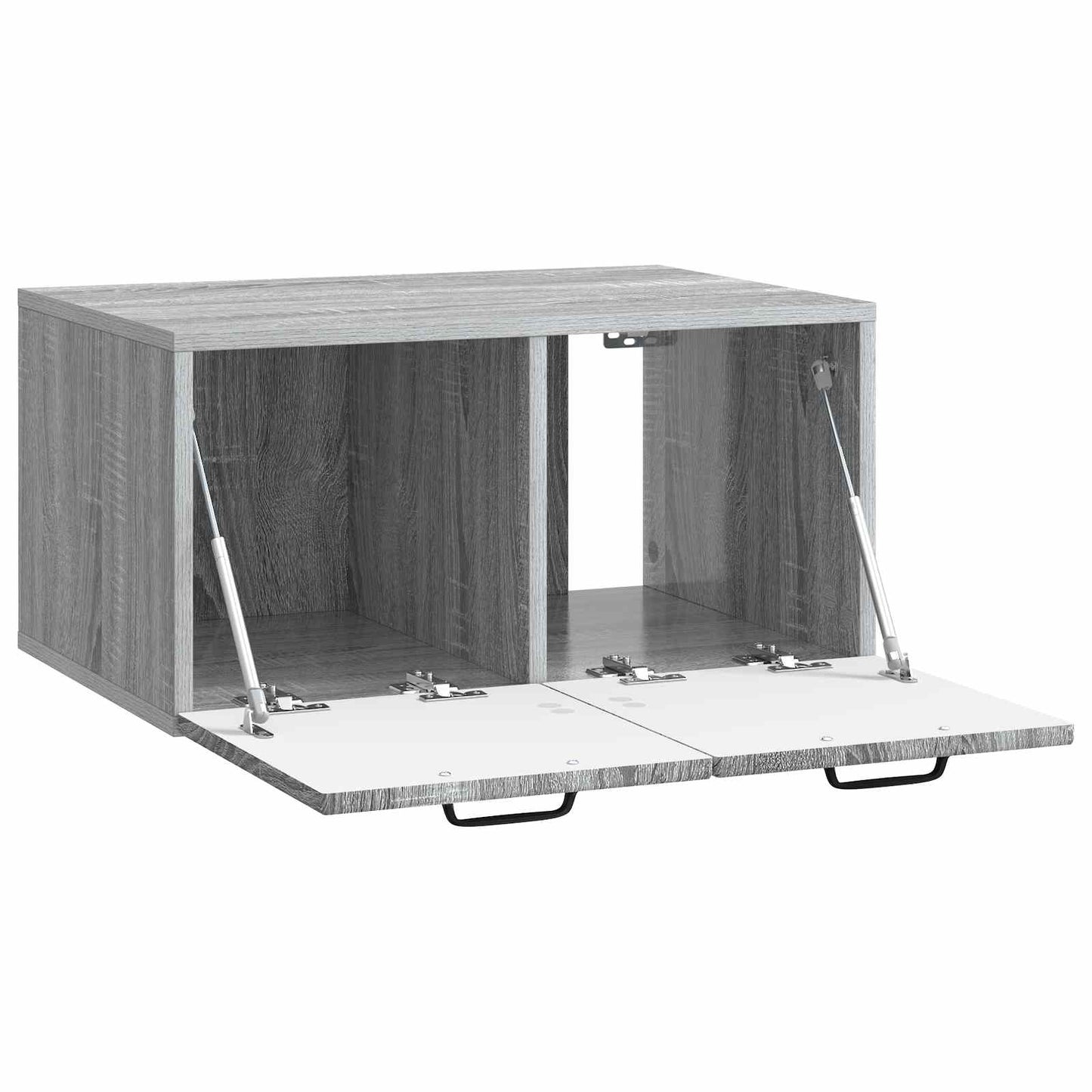 Wandbeugel TV-kast Grijs sonoma 59,5 x 41 x 30 cm Bewerkt hout