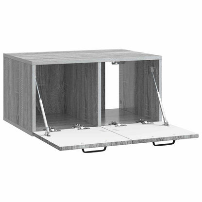 Wandbeugel TV-kast Grijs sonoma 59,5 x 41 x 30 cm Bewerkt hout