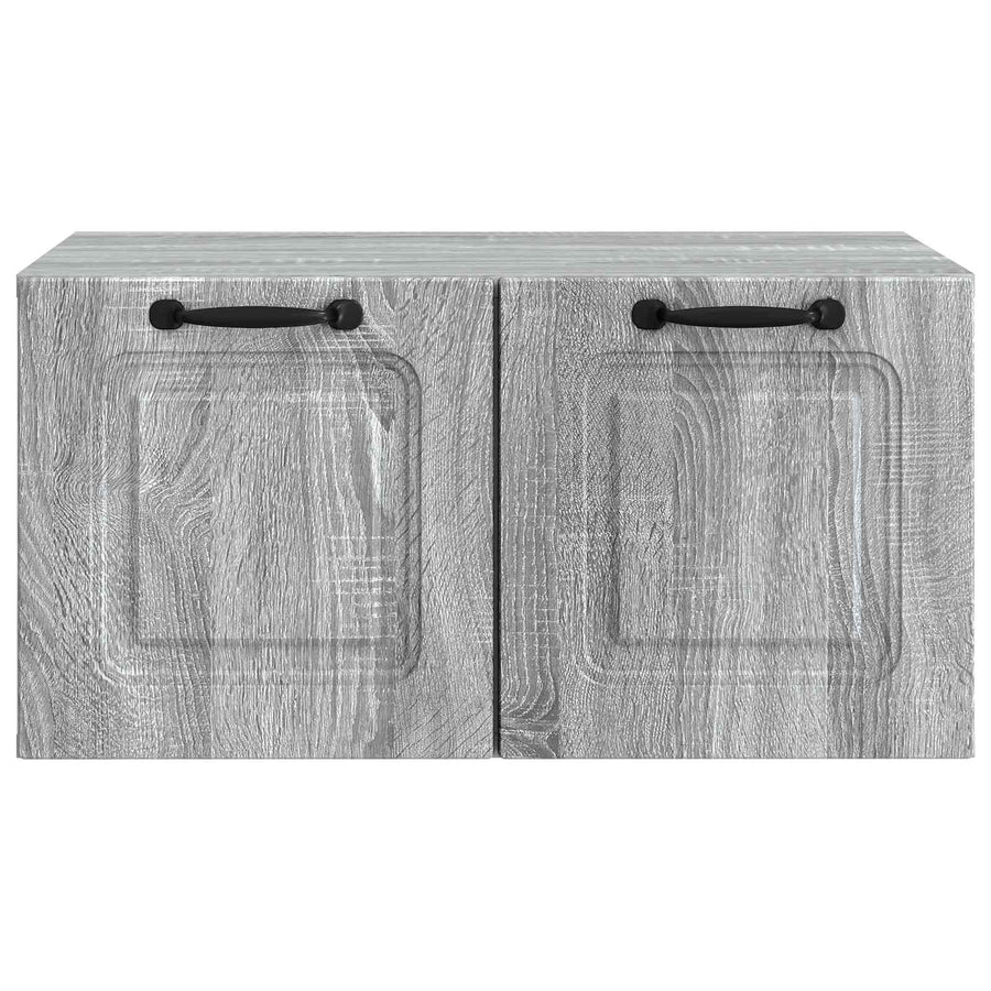 Wandbeugel TV-kast Grijs sonoma 59,5 x 41 x 30 cm Bewerkt hout