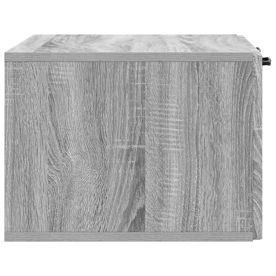 Wandbeugel TV-kast Grijs sonoma 59,5 x 41 x 30 cm Bewerkt hout