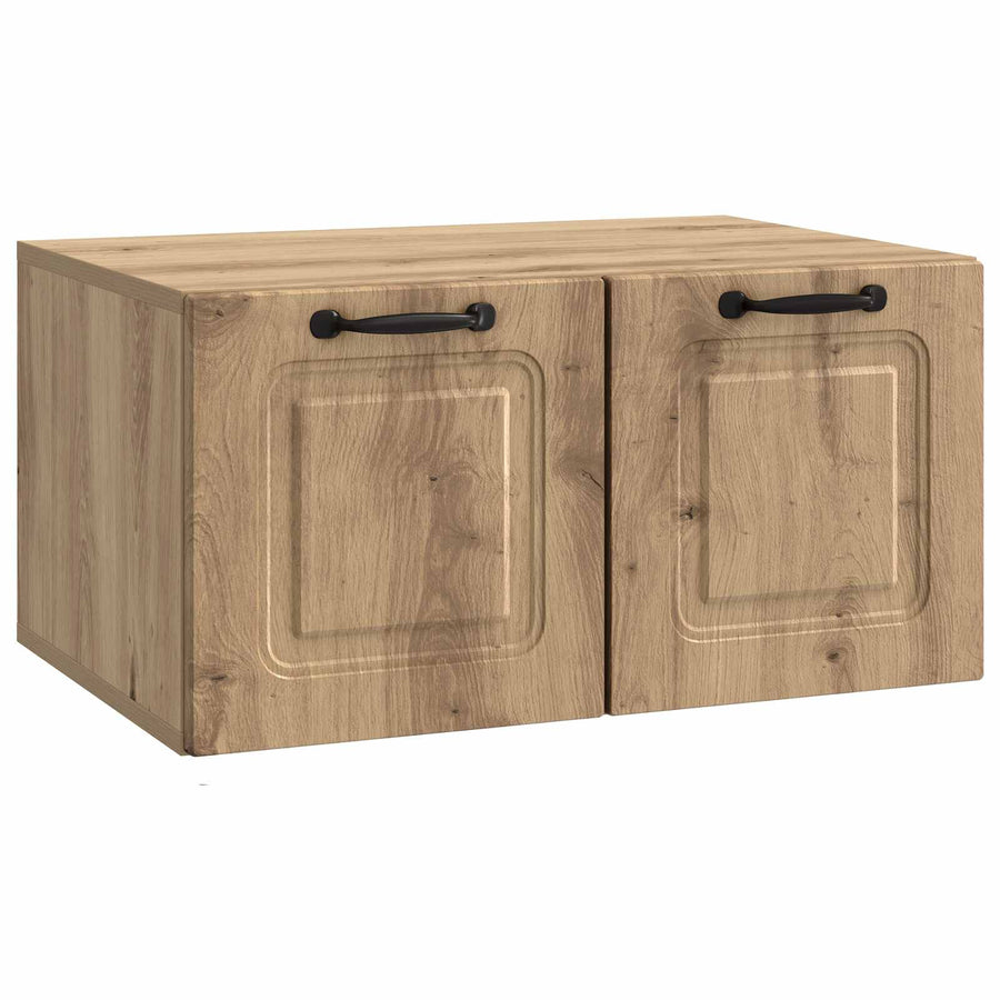 Wandbeugel TV-kast Artisanaal eiken 59,5 x 41 x 30 cm