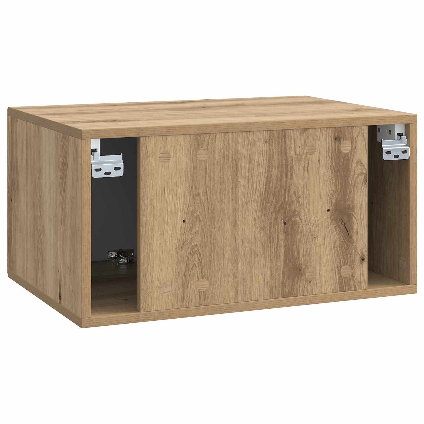 Wandbeugel TV-kast Artisanaal eiken 59,5 x 41 x 30 cm