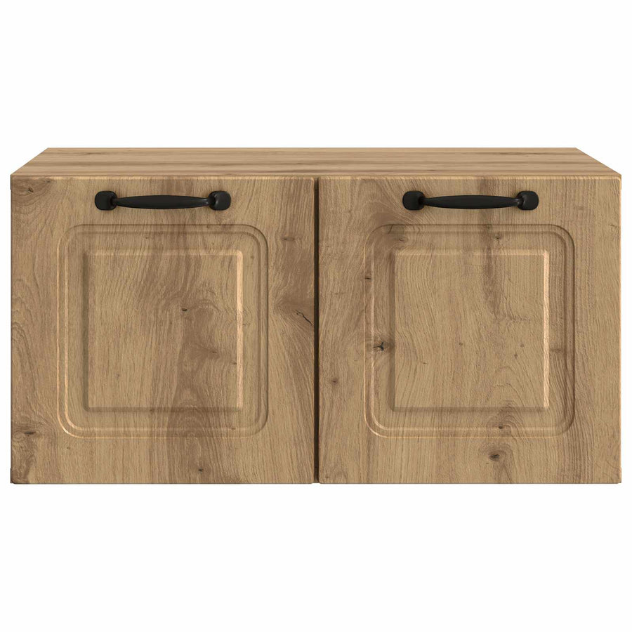 Wandbeugel TV-kast Artisanaal eiken 59,5 x 41 x 30 cm