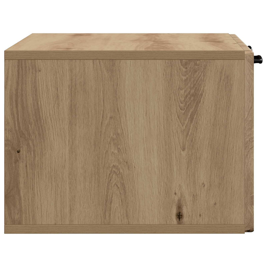 Wandbeugel TV-kast Artisanaal eiken 59,5 x 41 x 30 cm