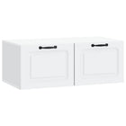 Tv-meubel 78,5x41x30 cm bewerkt hout wit