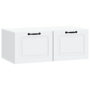 Tv-meubel 78,5x41x30 cm bewerkt hout wit