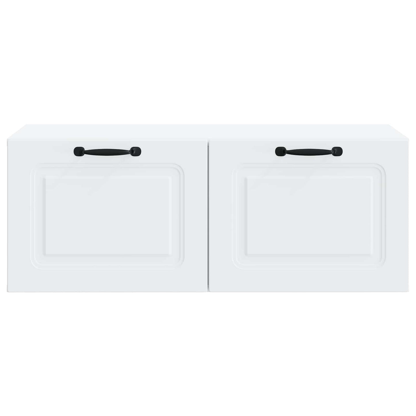 Wandbeugel TV-kast Wit 78,5 x 41 x 30 cm Bewerkt hout