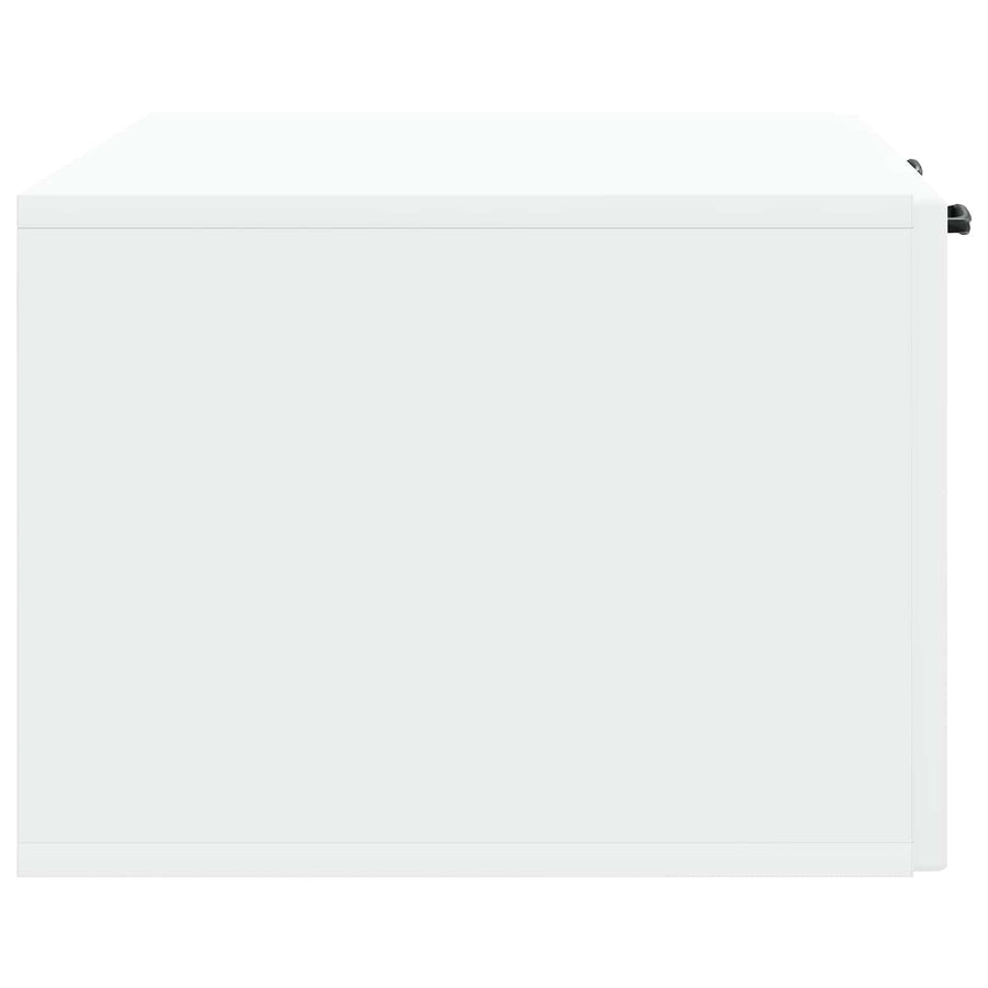 Wandbeugel TV-kast Wit 78,5 x 41 x 30 cm Bewerkt hout