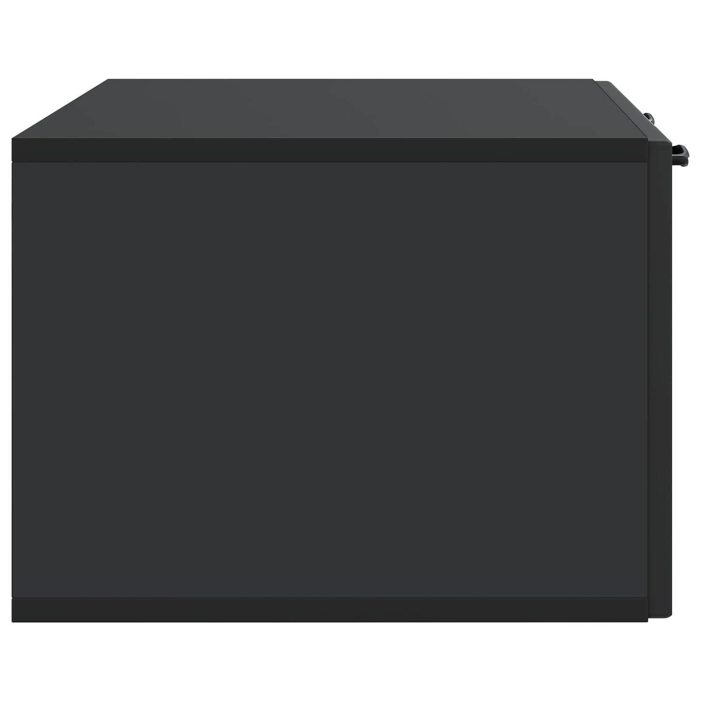 Wandbeugel TV-kast Zwart 78,5 x 41 x 30 cm Bewerkt hout