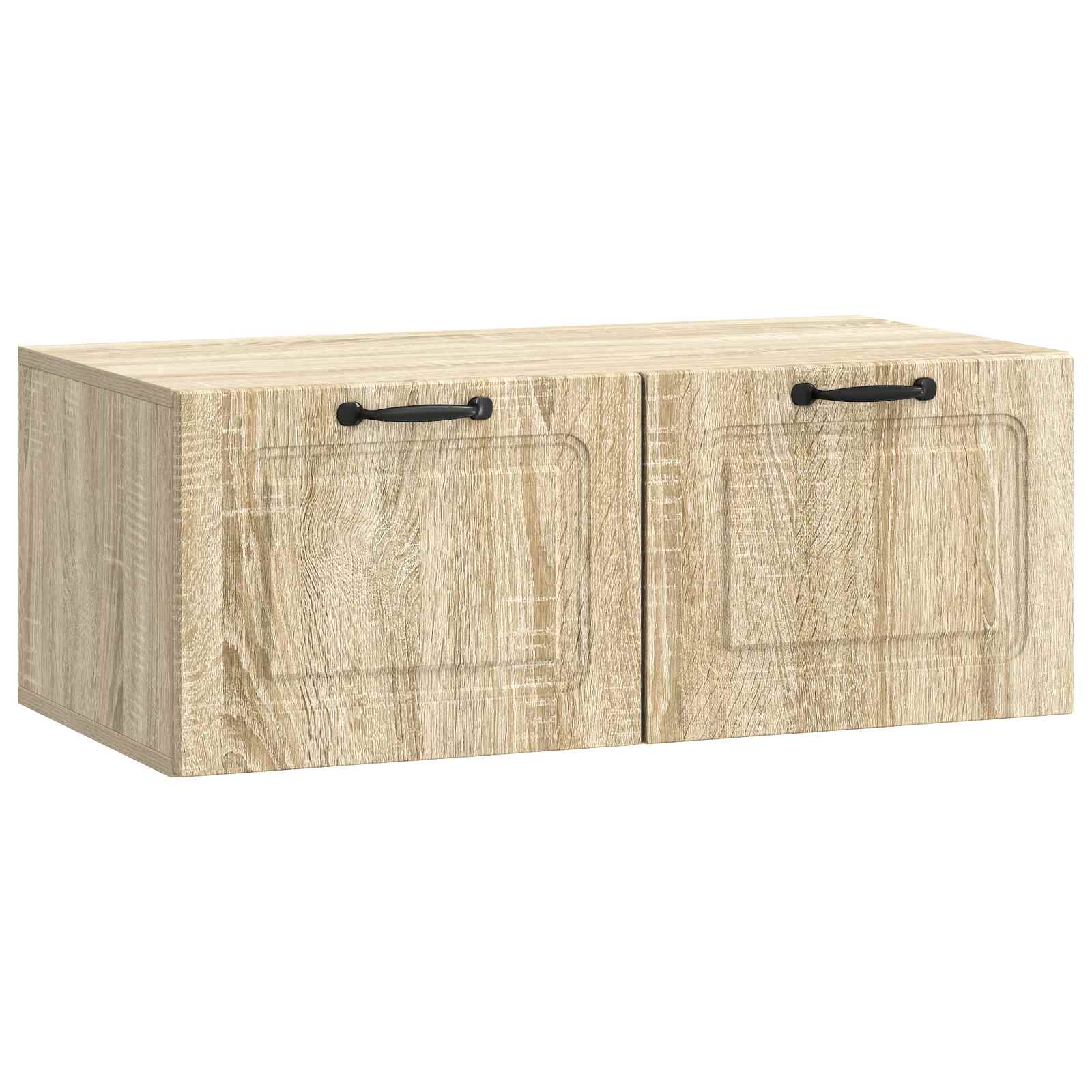 Wandbeugel TV-kast Sonoma Eiken 78,5 x 41 x 30 cm Bewerkt hout