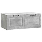 TV-kast wandmontage 78,5x41x30 cm bewerkt hout betongrijs