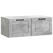 TV-kast wandmontage 78,5x41x30 cm bewerkt hout betongrijs