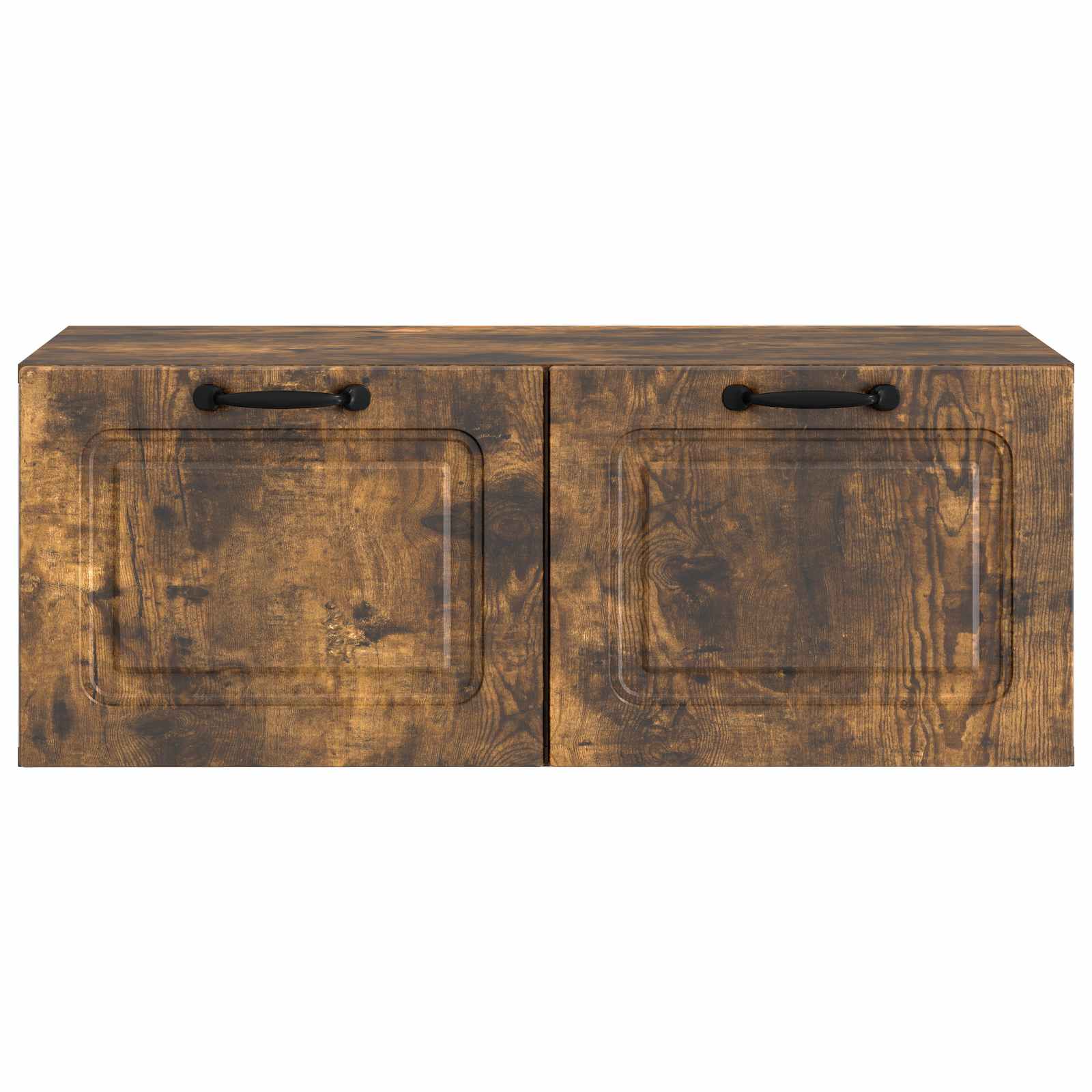 Wandbeugel TV-kast Gerookt eiken 78,5 x 41 x 30 cm Bewerkt hout