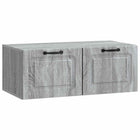 Tv-meubel wandmontage 78,5x41x30 cm grijs sonoma bewerkt hout
