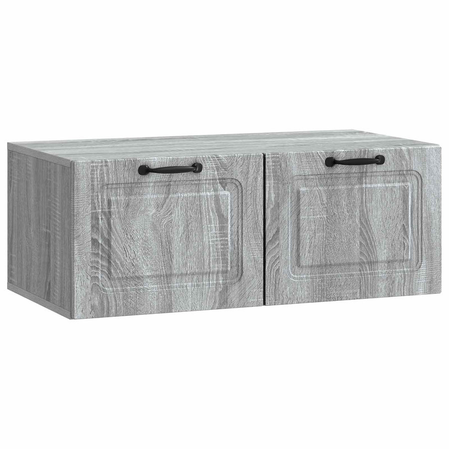 Wandbeugel TV-kast Grijs sonoma 78,5 x 41 x 30 cm Bewerkt hout