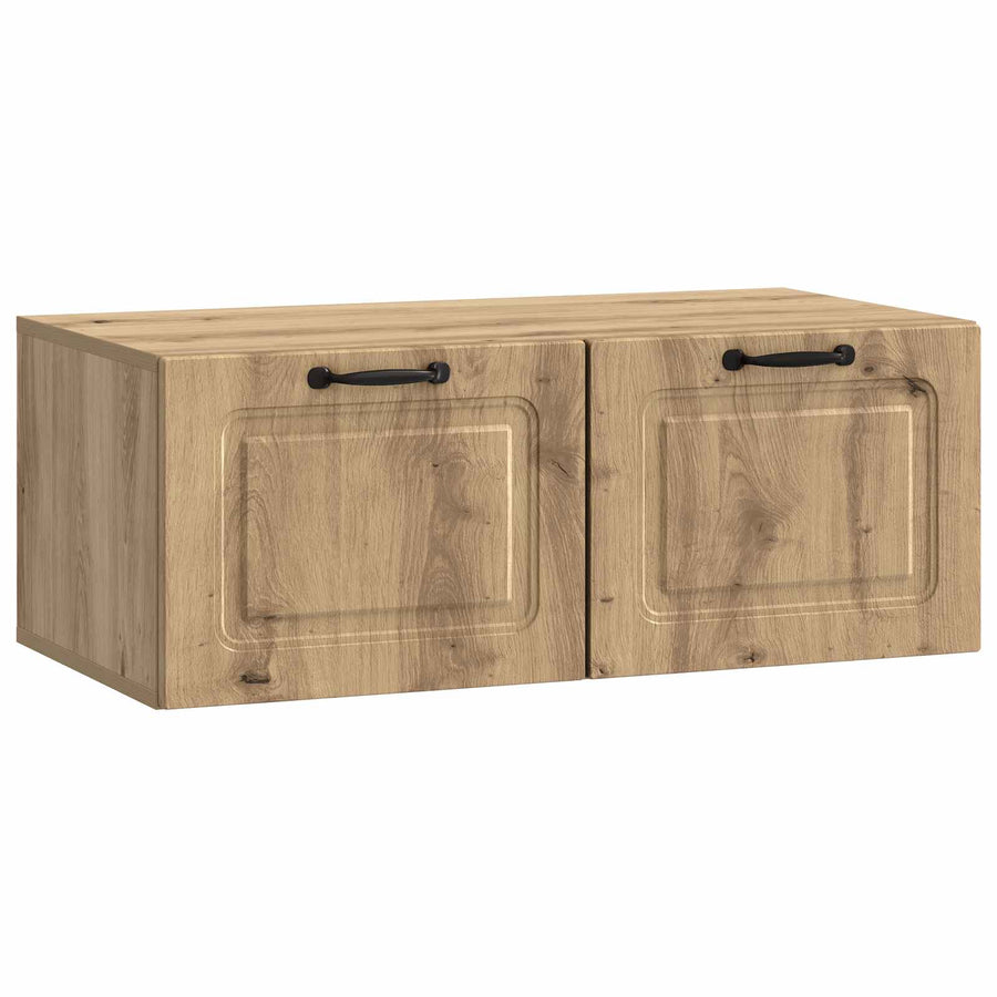 Wandbeugel TV-kast Artisanaal eiken 78,5 x 41 x 30 cm