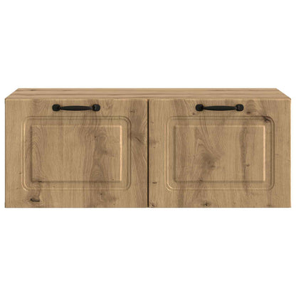 Wandbeugel TV-kast Artisanaal eiken 78,5 x 41 x 30 cm