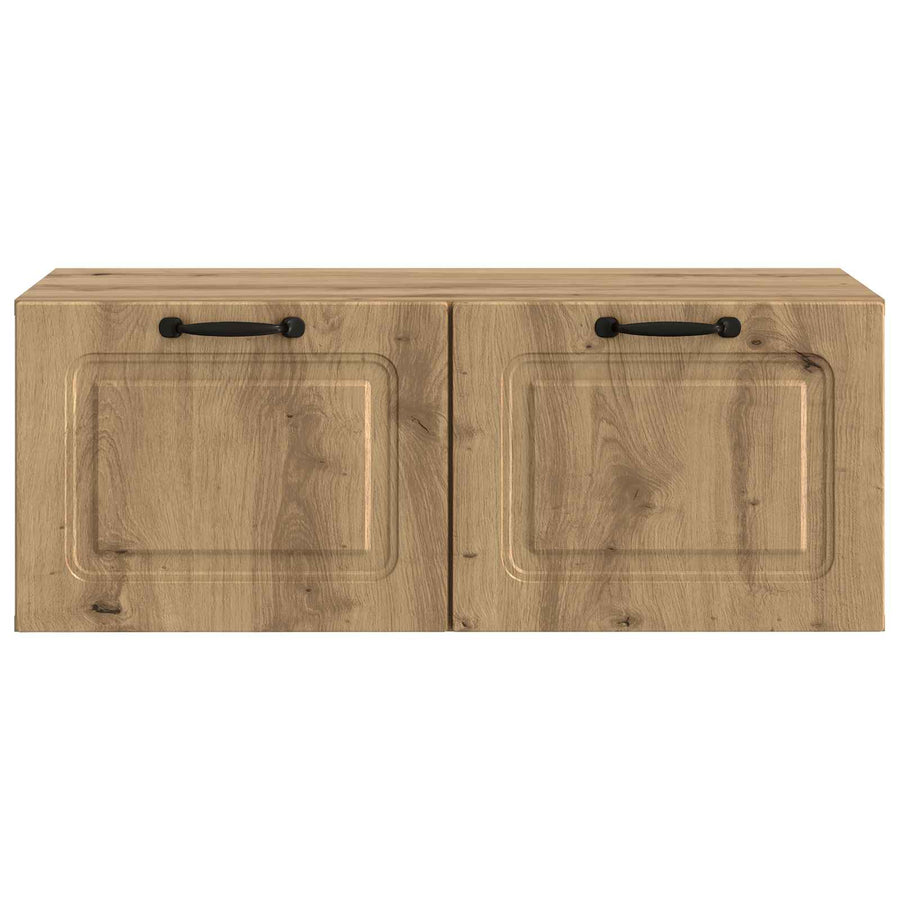 Wandbeugel TV-kast Artisanaal eiken 78,5 x 41 x 30 cm
