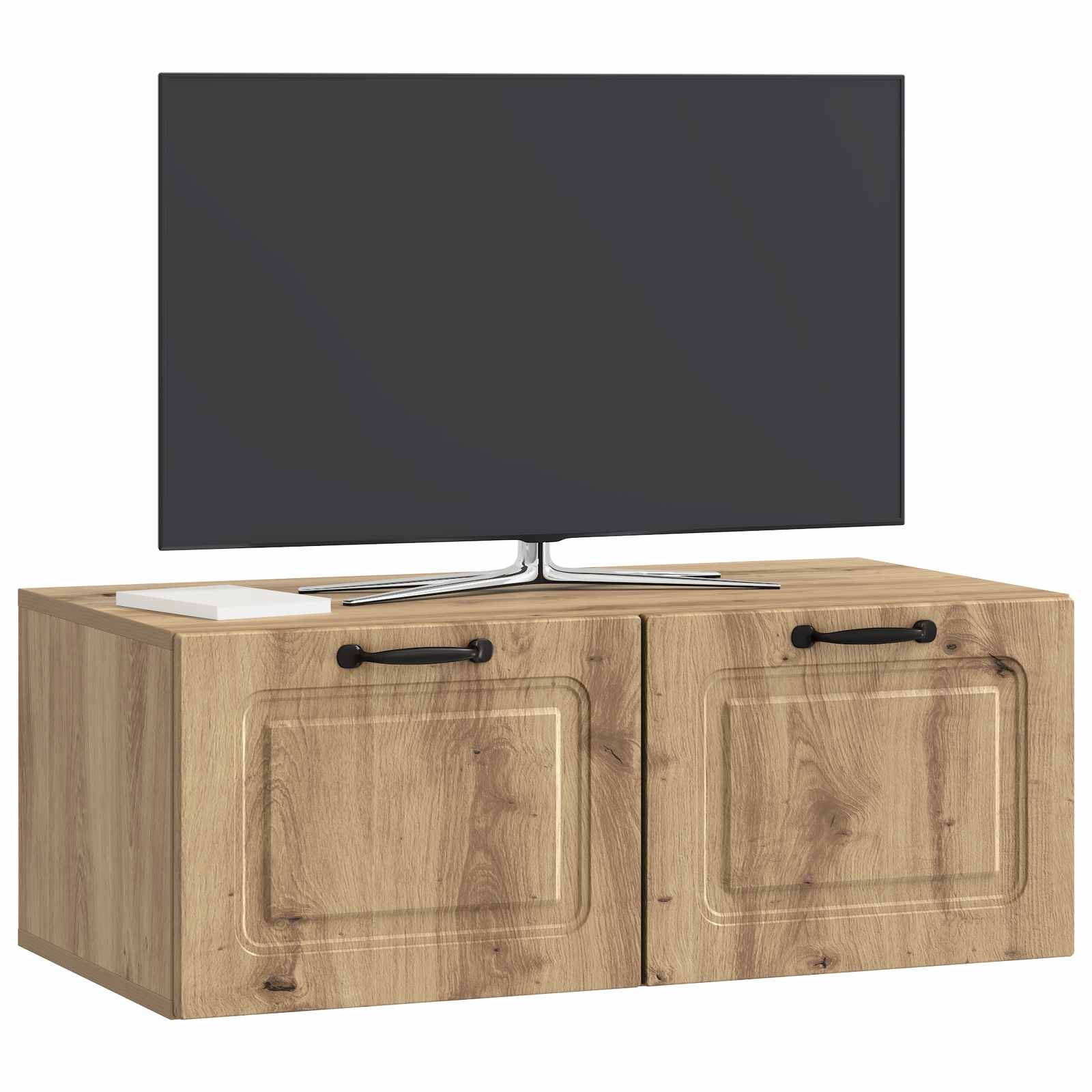 Wandbeugel TV-kast Artisanaal eiken 78,5 x 41 x 30 cm