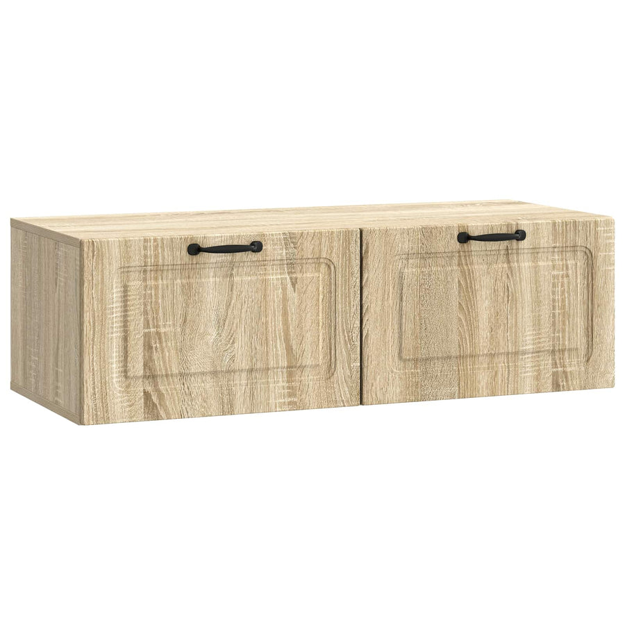 Wandbeugel TV-kast Sonoma Eiken 98 x 41 x 30 cm Bewerkt hout