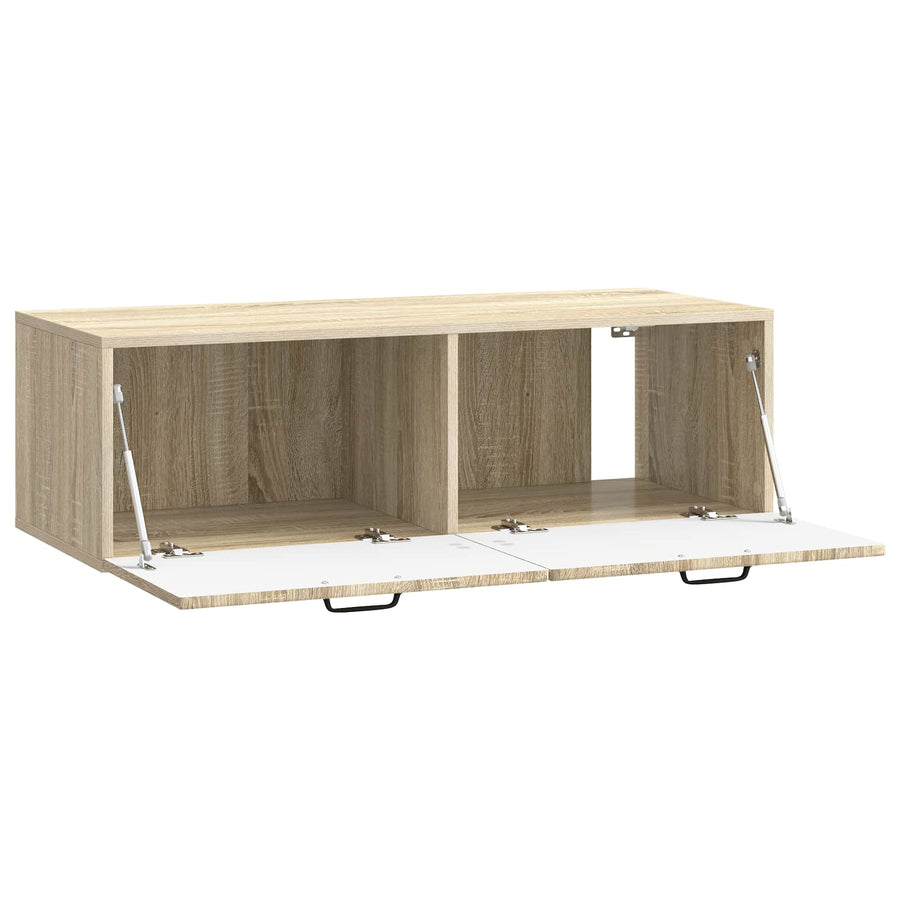 Wandbeugel TV-kast Sonoma Eiken 98 x 41 x 30 cm Bewerkt hout