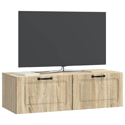 Wandbeugel TV-kast Sonoma Eiken 98 x 41 x 30 cm Bewerkt hout