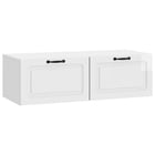 Tv-meubel 98x41x30 cm hoogglans wit bewerkt hout
