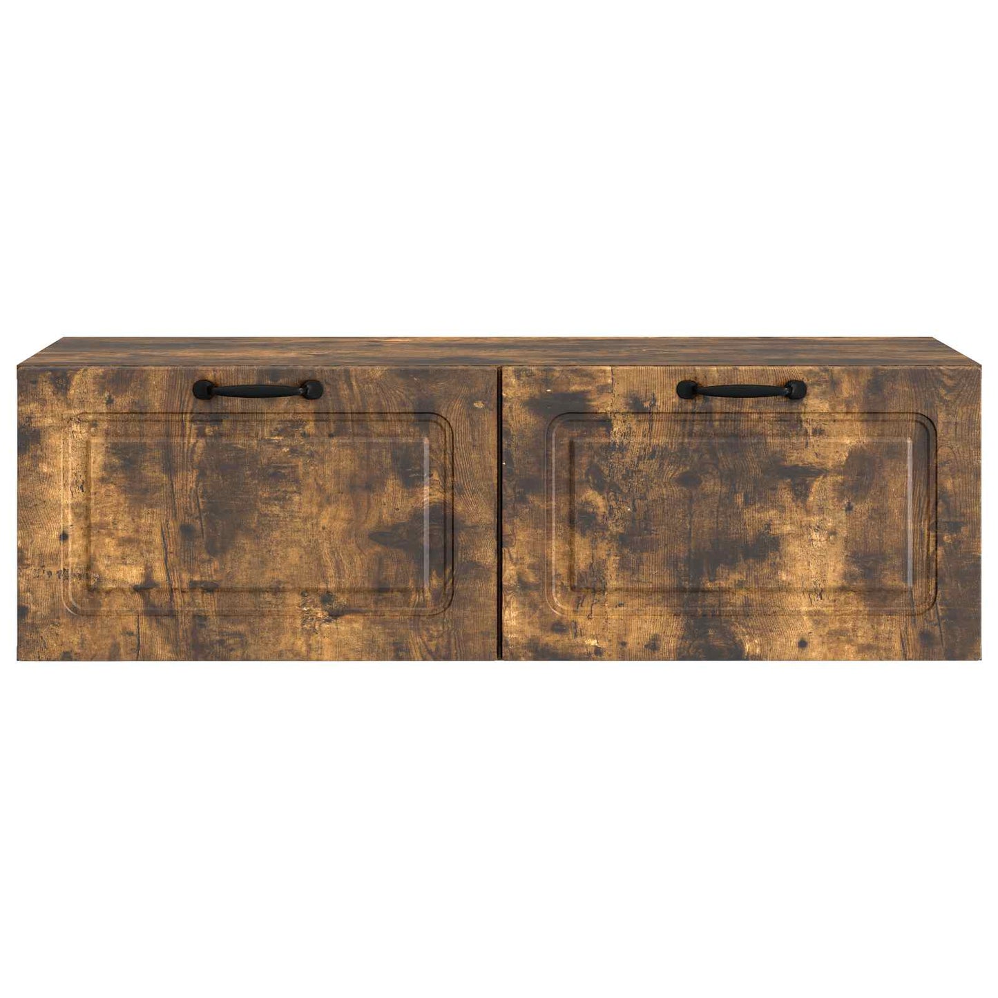 Wandbeugel TV-kast Gerookt eiken 98 x 41 x 30 cm Bewerkt hout
