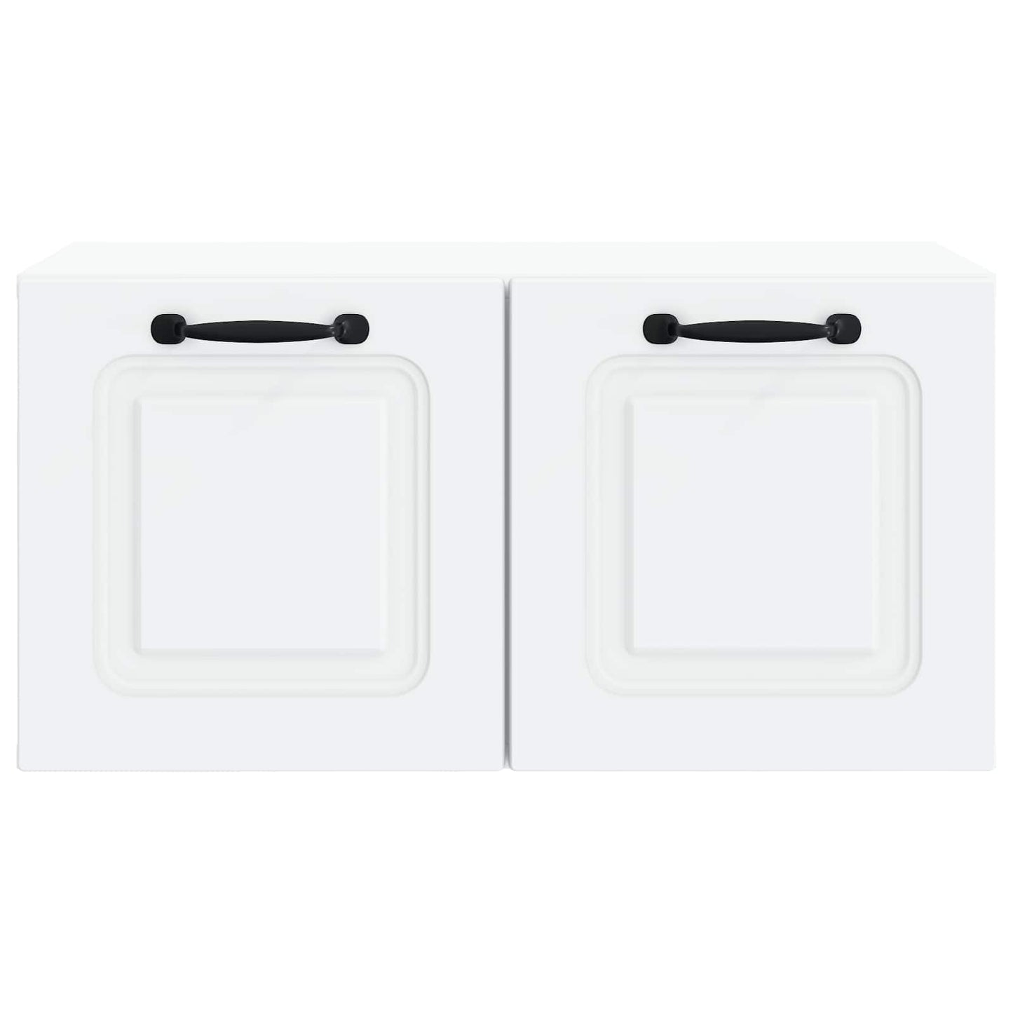 Wandbeugel TV-kast Wit 59,5 x 31 x 30 cm Bewerkt hout