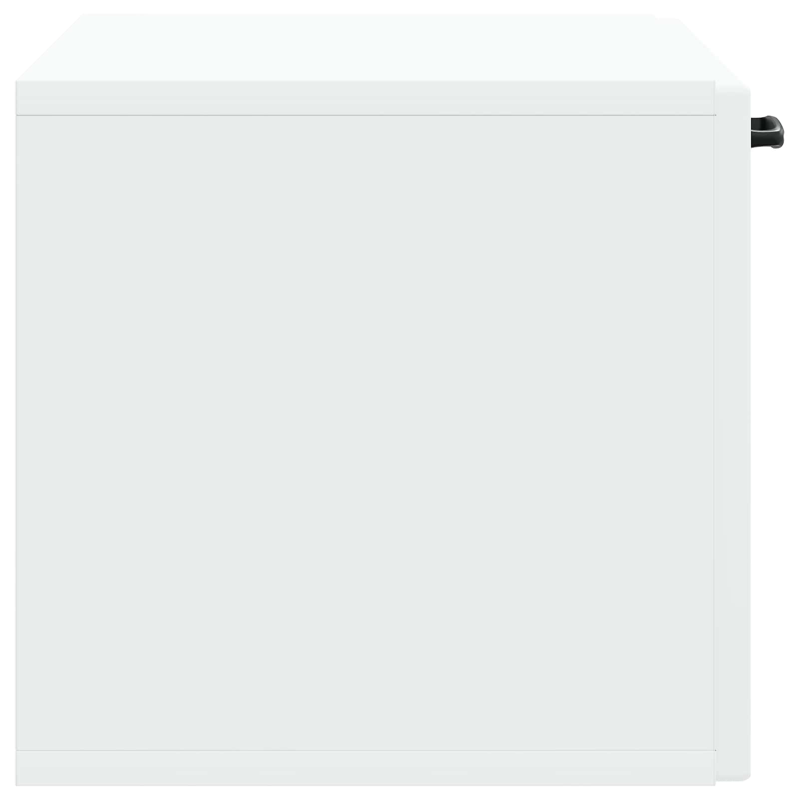 Wandbeugel TV-kast Wit 59,5 x 31 x 30 cm Bewerkt hout