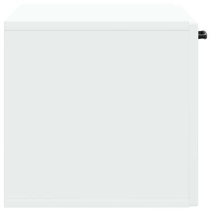 Wandbeugel TV-kast Wit 59,5 x 31 x 30 cm Bewerkt hout