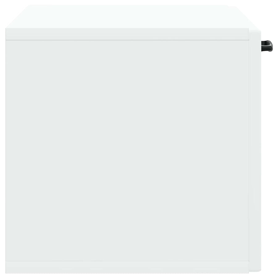 Wandbeugel TV-kast Wit 59,5 x 31 x 30 cm Bewerkt hout