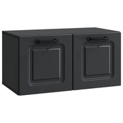 Tv-meubel 59,5x31x30 cm bewerkt hout zwart