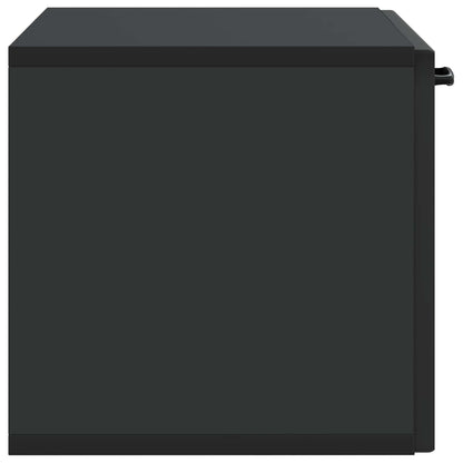 Wandbeugel TV-kast Zwart 59,5 x 31 x 30 cm Bewerkt hout
