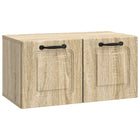 Tv-meubel wandmontage 59,5x31x30 cm sonoma eiken
