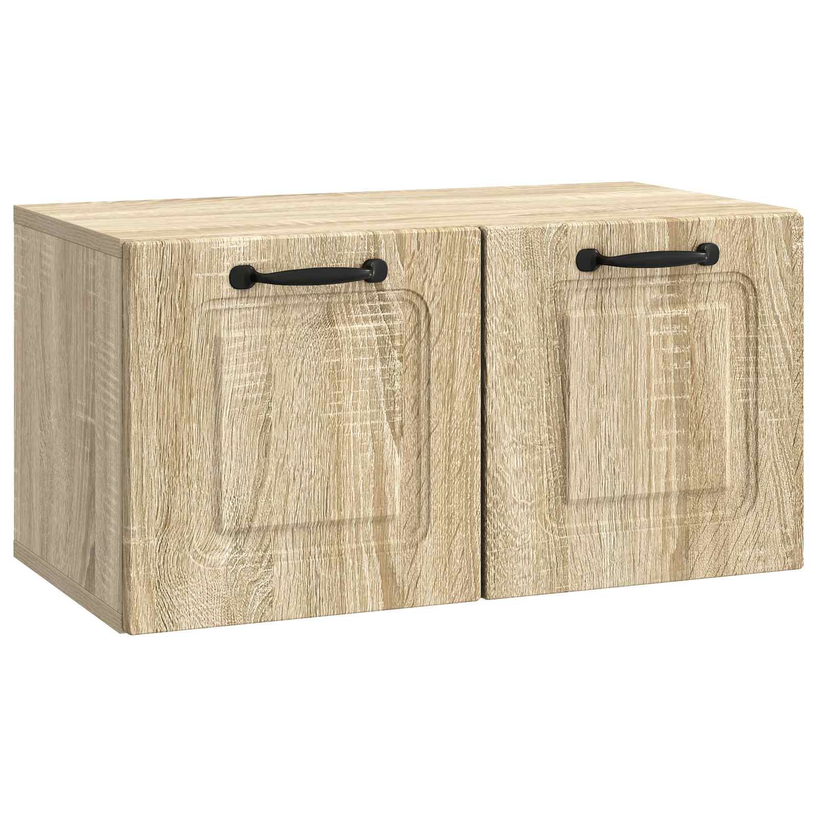 Wandbeugel TV-kast Sonoma Eiken 59,5 x 31 x 30 cm Bewerkt hout