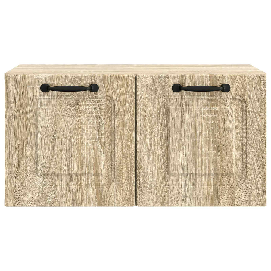 Wandbeugel TV-kast Sonoma Eiken 59,5 x 31 x 30 cm Bewerkt hout