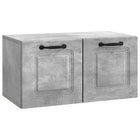 Tv-meubel 59,5x31x30 cm bewerkt hout betongrijs