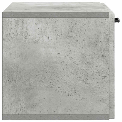 Wandbeugel TV-kast Betongrijs 59,5 x 31 x 30 cm Bewerkt hout